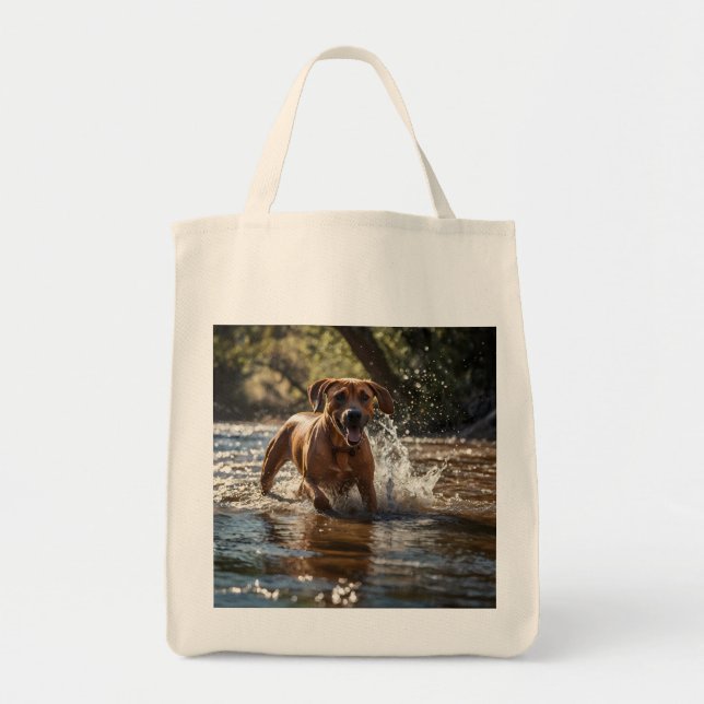 Elegante Rhodesian Ridgeback Grocero Tasche (Vorne)