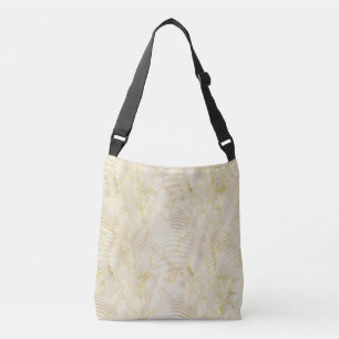 Elegante Ripple Cream & Gold Tragetaschen Mit Langen Trägern