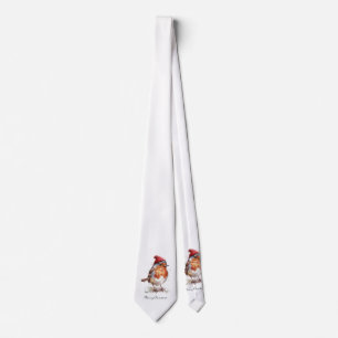 Elegante Robin-Weihnachtsmode für Herren Krawatte