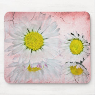 Elegante Romantische Brautparty-Daisies Hochzeit Mousepad