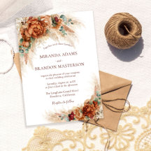 Elegante romantische florale Boho-Hochzeit