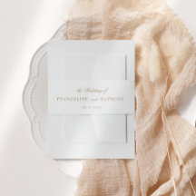 Elegante romantische Goldschrift Hochzeit