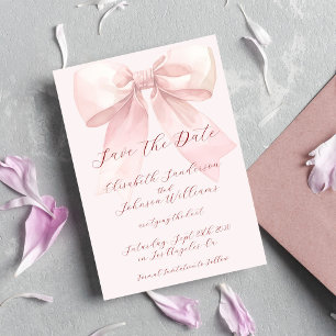 Elegante romantische, handgeschriebene Skriptbogen Save The Date
