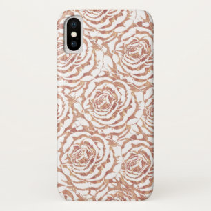 Elegante romantische Rose Gold Rose Muster Bild Case-Mate iPhone Hülle