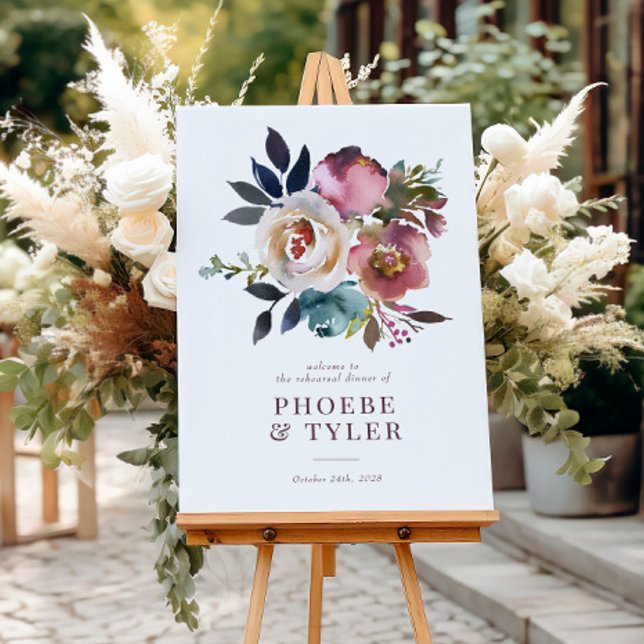 Elegante Romantische Rose Probe Abendessen Poster (Von Creator hochgeladen)