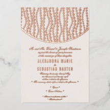 Elegante romantische Script Blush Wedding Rose Gol