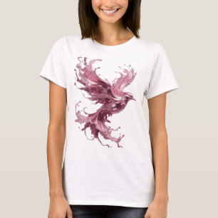 Elegante Rosa ABSTRACT ART Kunst zum Tragen T-Shirt
