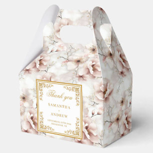 Elegante rosa Aquarellbox mit rosa Gastgeschenk Ho Geschenkschachtel