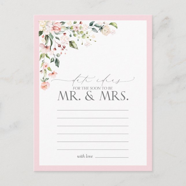 Elegante Rosa Aquarellfarben Wählen Sie eine ander Postkarte (Vorderseite)