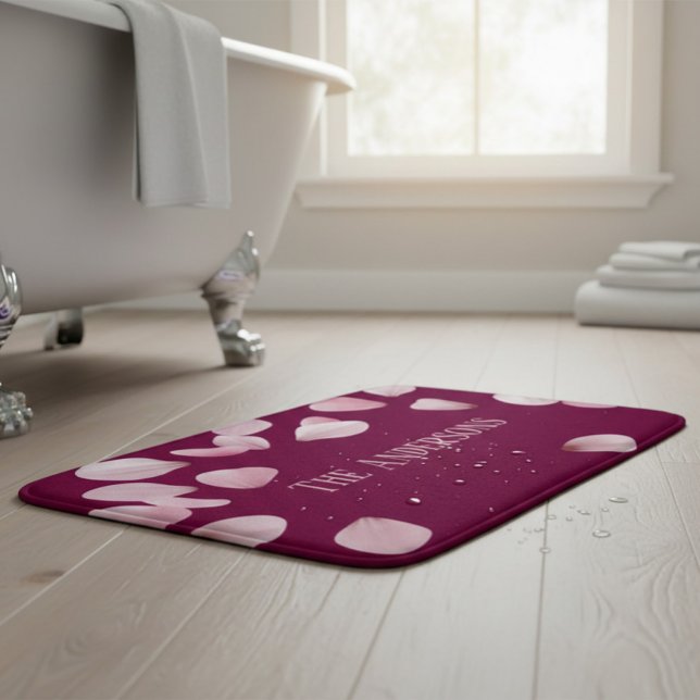 Elegante rosa Badezimmer-Matte Badematte (Von Creator hochgeladen)