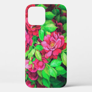 Elegante rosa Blume Akryllische Kunstwerke  Case-Mate iPhone Hülle