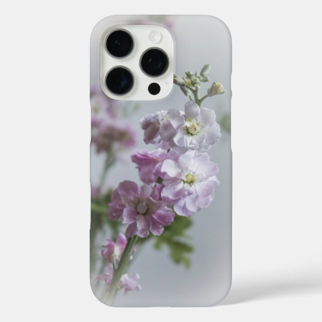 Elegante rosa Blumen individuelles iPhone-Case iPhone 16 Pro Hülle (Rückseite)