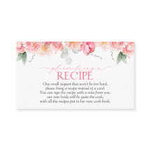 Elegante Rosa Blumengrün Bitte bringen Sie ein Rez