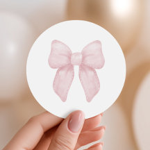 Elegante Rosa Bow Girl
