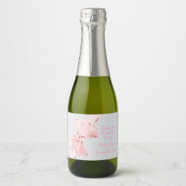 Elegante rosa Coquette Bow Girl Baby Dusche Mini