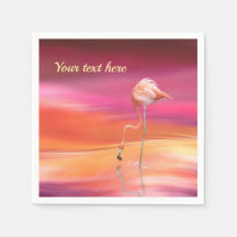 Elegante rosa Flamingo Surreal Pastels personalisi