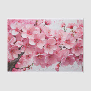 Elegante rosa Kirschblüten Seidenpapier