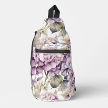 Elegante rosa lila Wasserfarben-Hortensien