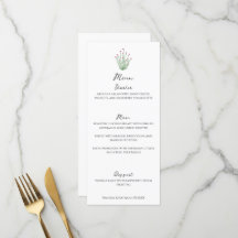 Elegante rosa Ocotillo Vertikale Hochzeit
