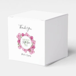 Elegante Rosa Peonies Wedding Geschenkschachtel