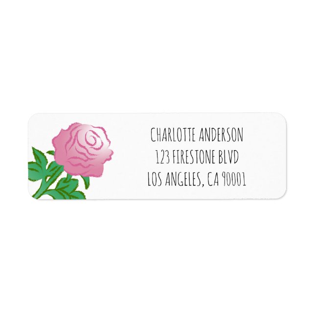Elegante rosa rosa (Vorne)