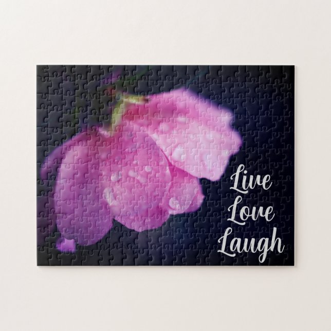 Elegante Rosa Rose Nah Up Blume Motivierend (Horizontal)