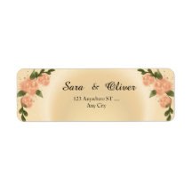 Elegante Rosa-Rosen-Blumenmuster