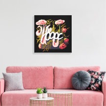 Elegante rosa Rosen Hoffnungstypografie