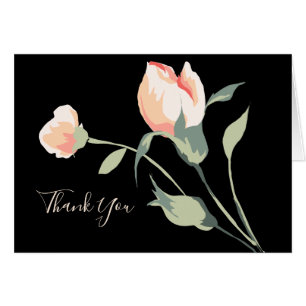 Elegante rosa Rosenbügel auf schwarzem Hintergrund