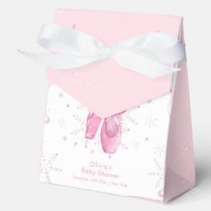 Elegante rosa Schneeblume Ballerina Mädchen Baby S Geschenkschachtel