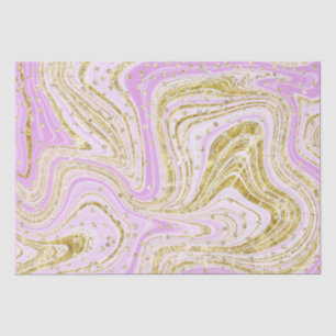 Elegante Rosa Sparkle Wirbel Glitzer Sequins Seidenpapier