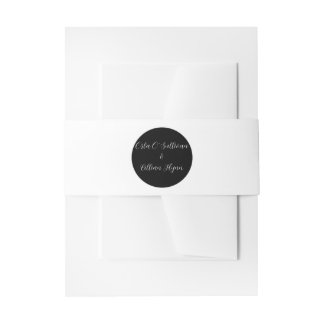 Elegante rosa Tulpe - minimalist moderne Hochzeit Einladungsbanderole