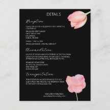 Elegante rosa Tulpe - minimalistische moderne Hoch