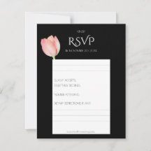 Elegante rosa Tulpe - minimalistische moderne Hoch