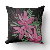Elegante, rosa und schwarz-braune Wasserfarbe