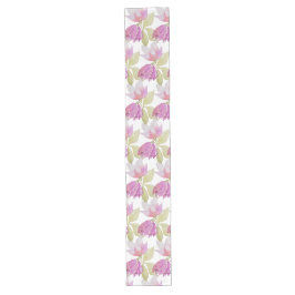 Elegante Rosa Violet Großer Tischläufer