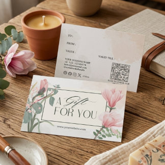 Elegante rosa weiße Blumen - ein Geschenk für Dich