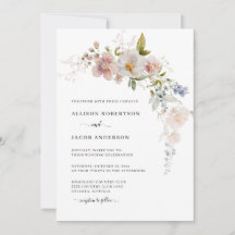 Elegante Rosa Wildblume Bloral Wedding