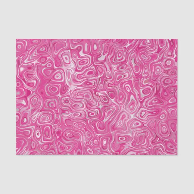 Elegante, rosafarbene Marmortextur abstrakt modern Seidenpapier (Vorderseite)