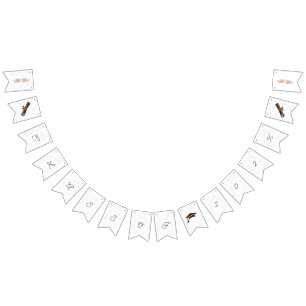 Elegante Rose Blume Personalisiert Abschluss Wimpelkette