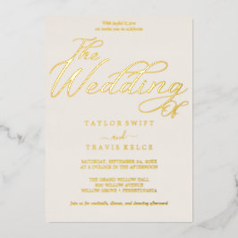 Elegante Rose | Blush Wedding Folieneinladung