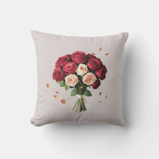 Elegante Rose Bundle Kissen Design