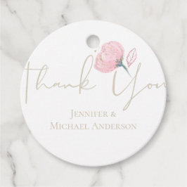 Elegante Rose Geschenkanhänger