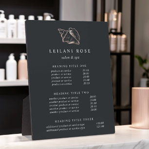 Elegante Rose Gold Conch Muschel Preise/Dienstleis Fotoplatte