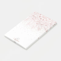 Elegante Rose Gold Dots Mandala