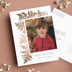 Elegante Rose Gold Garland 2 Foto Weihnachten