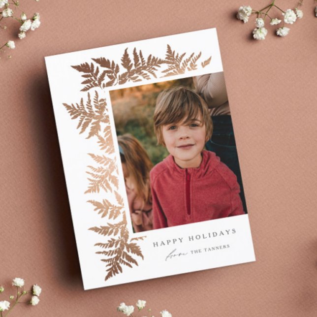 Elegante Rose Gold Garland 2 Foto Weihnachten (Von Creator hochgeladen)