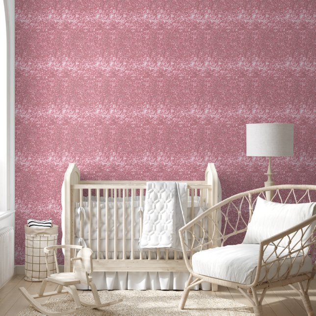 Elegante Rose Gold Glitzer Tapete (Kinder)