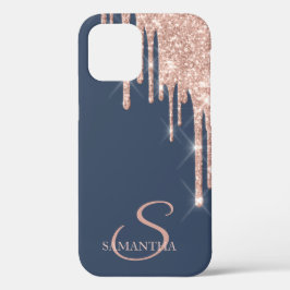 Elegante Rose Gold Glitzer Tropfen Case-Mate iPhon iPhone Hülle
