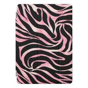 Elegante Rose Gold Glitzer Zebra Black Animal Prin iPad Pro Cover